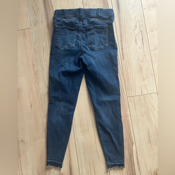 Spanx Distressed Denim Jeggings - Picture 2 of 3